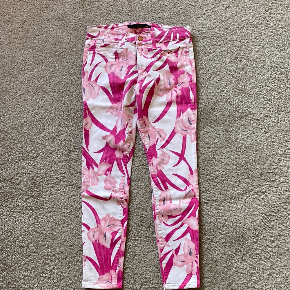 Floral Pink Women's Jeans